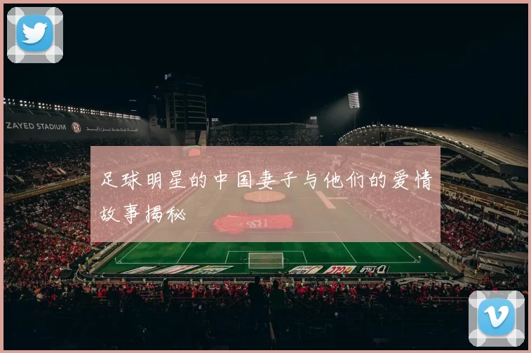 足球明星的中国妻子与他们的爱情故事揭秘